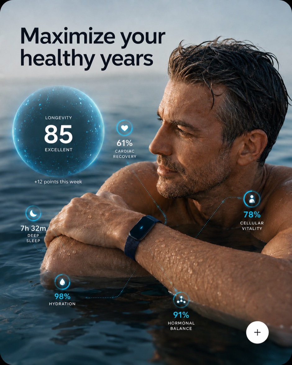 Maximize your healthy years — longevity signals over time